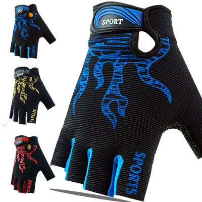 [COD] Outdoor half-finger summer bicycle sunscreen non-slip foreign trade mens and womens half-cut sports riding
