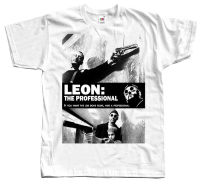 Leon Professional 1994 ภาพยนตร์โปสเตอร์สีขาวเสื้อยืดขนาด S-5XL V4