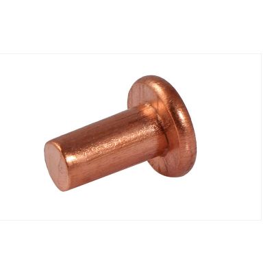 100PCS GB867-86 Shenzhen manufacturer supplies solid copper rivets solid copper rivets flat head copper riveting M2.5