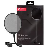 Professional Microphone Pop Filter Cleaner Audio Dual Layered Pop Wind Screen with Flexible 360° Gooseneck for Recording