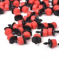 ที่ดริปเปอร์ปรับได้100ชิ้น0 70l/ชม. สำหรับเครื่องมือรดน้ำรดน้ำสวนสปริงเกอร์จ่ายน้ำ