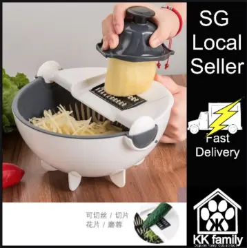 Manual Vegetable Cutter Slicer Multifunctional Round Slicer Gadget Mul