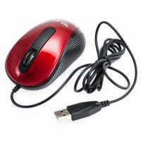 MD-TECH เมาส์ USB Optical Mouse (MD-18) Red/Black