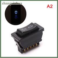 Zhangxiuhua DPDT DC 12V 20A สวิตช์กระจกไฟฟ้ารถยนต์สากล5หมุดสีดำ