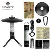 Swante T69โคมไฟตั้งแคมป์กลางแจ้งอเนกประสงค์ย้อนยุคเต็นท์ตั้งแคมป์ไฟชีวิตยาวสุดท้องฟ้าไฟที่มีไฟแขวนฉุกเฉินเดียวกัน