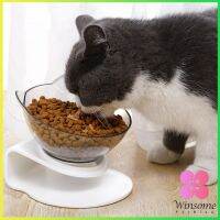 Winsome ชามอาหารสัตว์เลี้ยง แบบคู่/แบบเดี่ยว อุปกรณ์สัตว์เลี้ยง Pet bowl