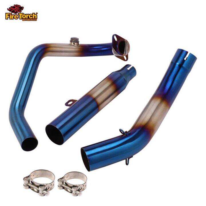 Front Link Pipe B Motorcycle Muffler Exhaust Muffler Escape Moto Front