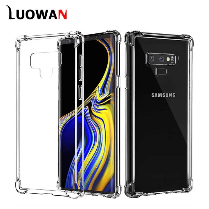 Luowan Galaxy Note 9 Case Crystal Clear Shockproof Bumper Protective Cell  Phone Cover Hybrid Design With Flexible Tpu Raised Bezel Slim Fit Shell For  Samsung Galaxy Note 9-Clear | Lazada Singapore