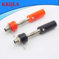 QKKQLA 1 Set 4mm Banana Plug Female Male Banana Socket Female Insert Connector Nickel Plated DIY