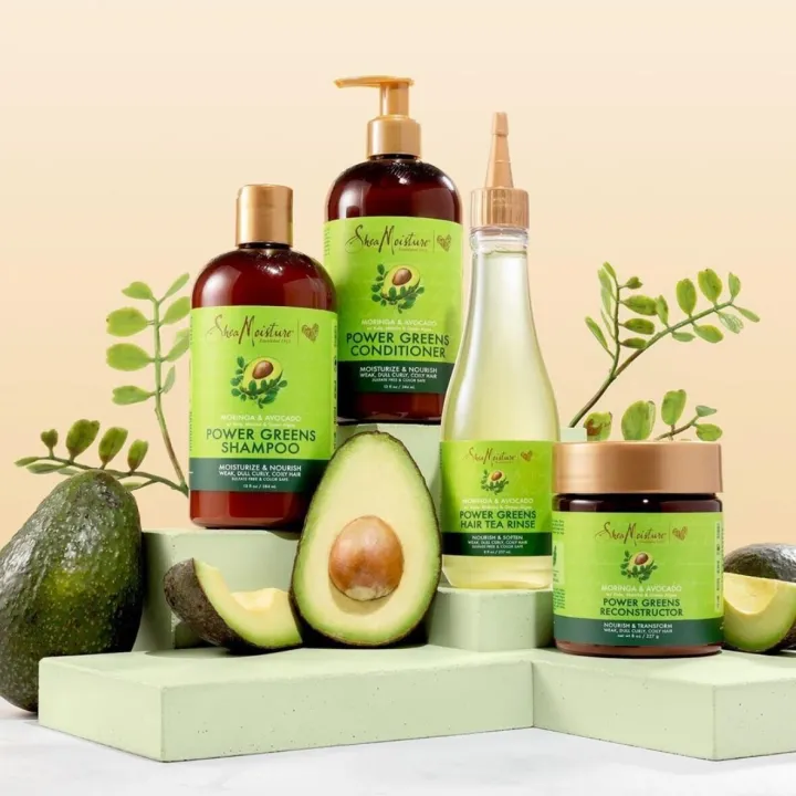 SheaMoisture Power Greens Conditioner, Moringa & Avocado Series Lazada