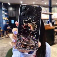 เคสมือถือสำหรับ VIVO Y36 Y78 ฝาหลัง ส่องแสงดวงจันทร์ดวงจันทร์ซิลิโคนแบบนิ่มโปร่งใสกระจกกันล้มเด็กผู้หญิงสำหรับ VIVO Y36 Y78 เคสใส่โทรศัพท์