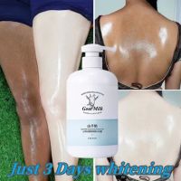 500Ml Goat Milk Body Wash Nicotinamide Whitening Inner Thighs Knee Joints Hip Back Clean Skin Dirt Exfoliate Remove Melanin