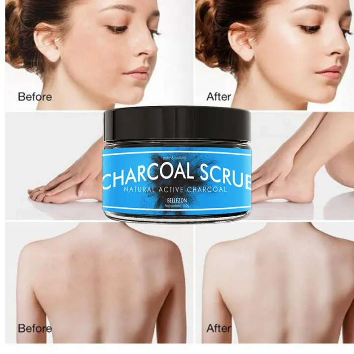 Bamboo Charcoal Scrub Exfoliating Scrub Body Scrub 150g Activated