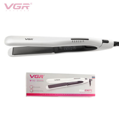 VGR 552 Hair Curler Straightener Flat Iron Magic Personal Care Professional Comb Brush Lron Tong Digital Hot Sale Fashion V552