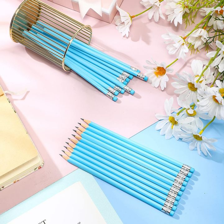 100-pcs-triangular-grip-pencils-wedding-pencils-pencil-pack-wood-pencils-with-eraser-for-school-drawing