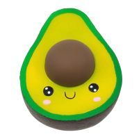 1Pc Squishy Rebound Simulation Avocado Pinch Toy  Cartoon Chocolate Man Decompression Toy for Kids or Toddlers