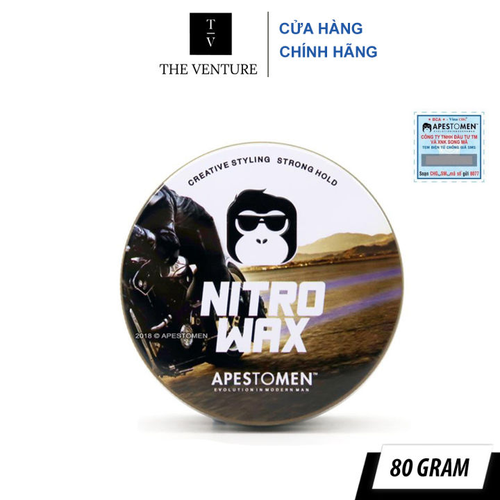 Sáp vuốt tóc Apestomen Nitro Wax được đánh giá là sản phẩm tuyệt vời cho những ai muốn tạo kiểu tóc độc đáo và mạnh mẽ hơn. Ảnh này sẽ giúp bạn đánh giá rõ hơn về hiệu quả và cách sử dụng để tạo kiểu tóc một cách hoàn hảo.