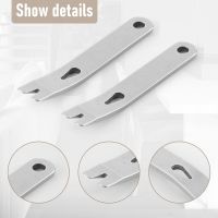 8 Pieces Mini Pry Bar Stainless Steel Flat Bar Multifunction Small Pry Bar Mini Crowbar Survival Opener Tool Set