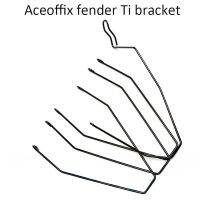 Aceoffix ตัวยึดบังโคลนสำหรับ Brompton Fender Ti ตัวยึดบังโคลนด้านหน้าและด้านหลังสำหรับจักรยานพับ Brompton