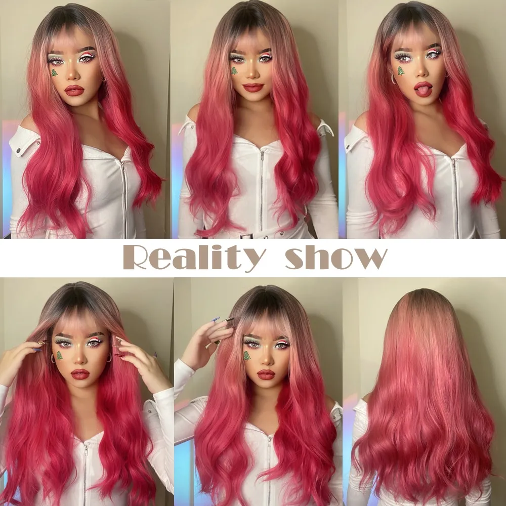 Không muốn chịu khó chăm sóc tóc mất thời gian? Hãy thử tóc giả hồng ombre, vẫn đẹp và tiện lợi như tóc thật.