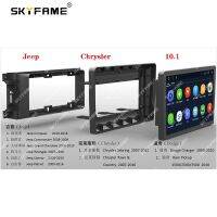 SKYFAME Car Fascia Frame Adapter Canbus Box Dash Fitting Panel Kit For Jeep Compass Commander Grand Cherokee Dodge Charger Ram