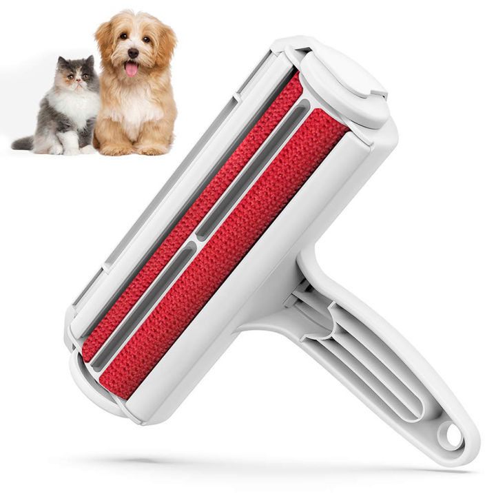  Reusable Pet Hair Remover – Easy To Use Dog Hair Remover -  Lint Rollers for Pet Hair With Large Storage Chamber - Pet Remover Tool For  Dog & Cat Hair