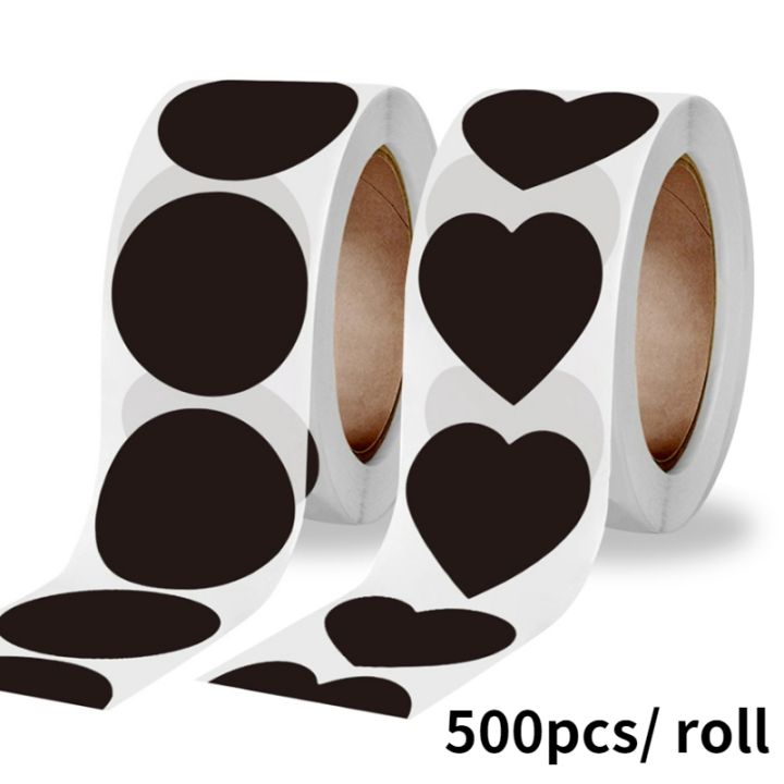 cw-500pcs-roll-round-heart-coding-dots-label-stickers-kids-canning-jars-labels-writable-paper-waterproof