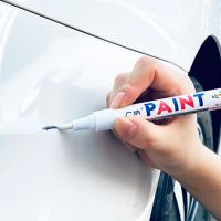 ปากกามาร์กเกอร์สีรถยนต์ Graffti สีขาว6สีสำหรับโวล์คสวาเก้น VW โปโล Tiguan Passat B6 B7 B8 T5 T6กอล์ฟถึง Arteon Touareg