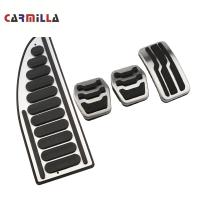 Carmilla Car Accelerator Pedals Brake Pedal Set Covers Clutch Rest Foot Pedals Cover for Ford Focus 2 3 4 MK2 MK3 MK4 2005 2017