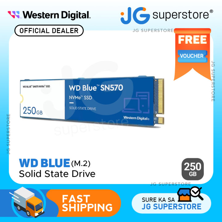 Western Digital WD Blue SN570 250GB 500GB 1TB M.2 2280 NVMe Series SSD  Solid State Drive with 3.5GB/s Max Sequential Read Performance for PC  Computer and Laptop, WDS250G3B0C WDS500G3B0C WDS100T3B0C