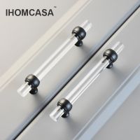 ■❐☏ IHOMCASA Kitchen Furniture Handles Wardrobe Bathroom Dresser Drawer Cabinet Pulls Gold/Black Cupboard Door Knobs Crystal Acrylic