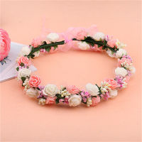 Cloth Flower Headband Woman Headband Hair Accessories Jewelry Gift Flower Crown Hair Wreath Garland Wedding Party