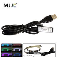 Yingke Usb Rgb ตัวควบคุมไฟ Led 5V Dc Mini 3ปุ่มพร้อมสาย Usb 1เมตรสำหรับ5V Rgb ไฟแถบไฟ Led 4 Pin ตัวควบคุมไฟ Led Usb