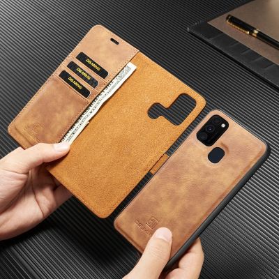 ~ Luxury Flip Wallet Leather Case For Samsung Galaxy M21 M31 M30S M40S M60S M80S Detachable Magnetic 2 in 1 Removable Card Slot Back Cover