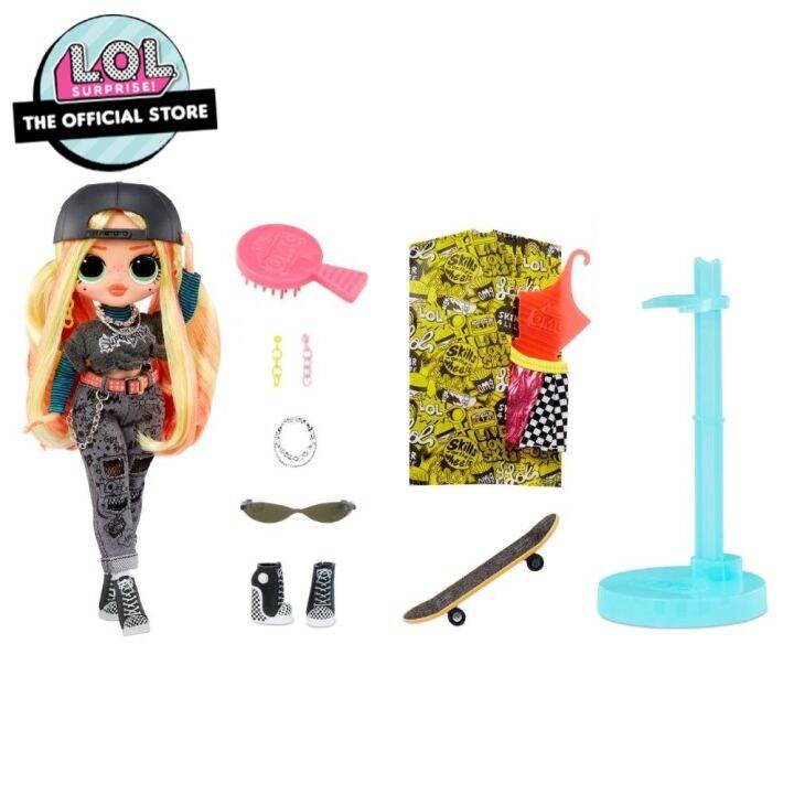 LOL Surprise OMG Core Series 5 Skatepark Q.T. Doll 20 Surprises ...