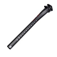 Full Carbon Fiber Bike Seatpost Road Bike Seatpost 3K Seatpost 27.2X400MM Replacement Accessories Black