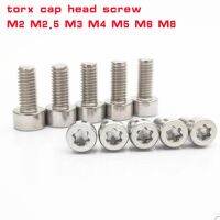 5-50 buah M2 M2.5 M3 M4 M5 M6 M8 A2 304 baut Stainless Torx Allen tutup soket sekrup kepala baut Hex