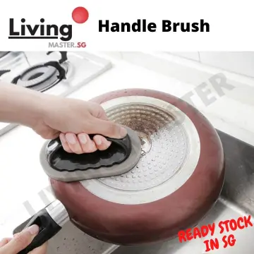 Removable Kitchen Sponge Magic Brush Melamine Sponge Cleaning Brush  Descaling Knife pan cleaner Strong Decontamination Brushes