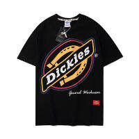 Dickies เสื้อยืดแขนสั้นสำหรับผู้ชายและผู้หญิง,เสื้อคอกลมทรงหลวมสำหรับคู่รักทุกโอกาสเสื้อเดียวกันสำหรับฤดูร้อน