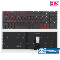 Keyboard คีย์บอร์ด ACER NITRO 5 AN515-54 AN515-43 เทียบรูปก่อนสั่ง มีสองแบบ ปุ่มลกศร สีแดง