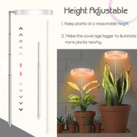 LED Grow Light Full Spectrum Plant Growth Light USB 5V ปรับความสูง Dimmable Growing โคมไฟจับเวลาสำหรับพืชในร่ม Herb