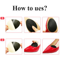 Rubber Anti-Slip insoles Protector Pads Self-Adhesive Non-Slip Cushion Adhesive Shoes Heel Sole Protector Rubber Pads Cushion