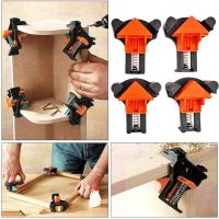 ❉♧ 4PCS Corner Clamp 90 Degree Right Angle Clamp Practical Woodworking Clamps Set Right Angle Fixing Clip