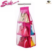 BeeStyle 6 Hook Bag Organizer ที่แขวนกระเป๋า แบบ 6 ใบ - สีชมพู