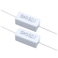 20 Pcs Axial Lead Ceramic Cement Resistor 0.5 Ohm 5W