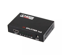 1X4 Port HDMI Splitter Amplifier Repeater New - 1 4 1080P HD 1X4 HDMI ตัวแยกสัญญาณละเอียดสูง เข้า 1 ออก