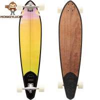 skateboard ลองบอร์ดรุ่น Pintail 520 (พิมพ์ลาย Gradient) แผ่นบอร์ดสเก็ต