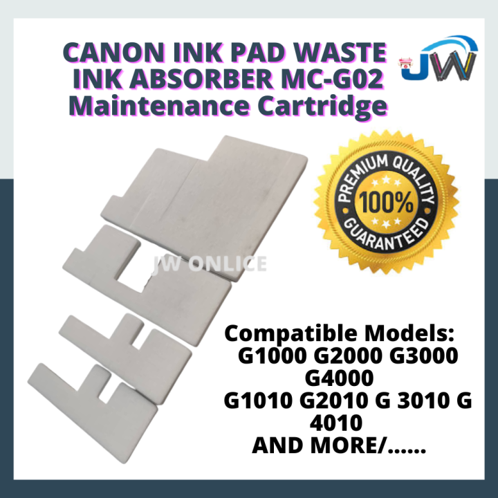 Canon Waste Ink Pad Ink Absorber Full For G1000/G2000/G3000 Lazada