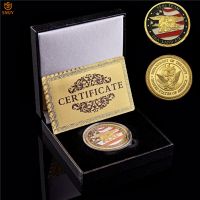 US Navy Sea Land Air Sea Commando Navy Seal Free Eagle Challenge Coin USA Military Souvenirs Coins W/Holder