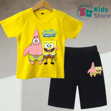 Spongebob Kids and Adult Cartoon Character Design Print T-Shirt Collection  for Boys and Girls